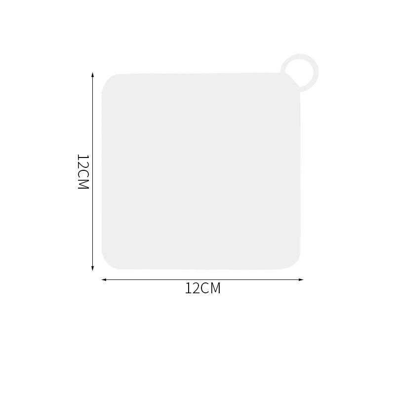 

1Pcs Silicone Floor Drain Deodorant Pad Kitchen Sink Strainer Toilet Bathroom Anti Odor Sewer Cover Water Stoppe 12CM x 12CM белый