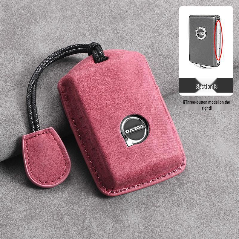 Volvo Key Case for XC60, S90, S60, XC90, V40, V90, S60L, XC40 - New Car Key Bag