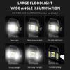Solar Powered USB Rechargeable Power Bank for Camping Supplies 500 Lumens Powerful Lantern Waterproof 6-speed Rechargeable Light Portable Flashlight