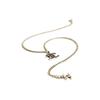 Chanel Collana Nera da Donna con Logo a Lettera Doppia C