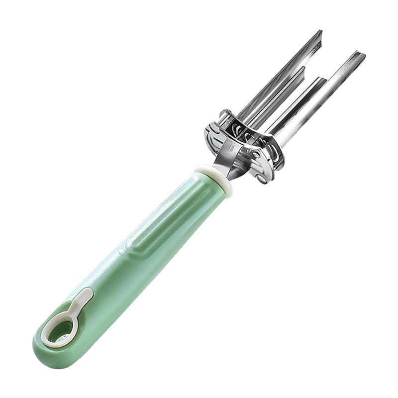 

Adjustable Fruit And Vegetable Corers Tool, Upgraded 2-In-1 Bell Pepper Cutter & Deseeder, For Removing Fruit & Vegetable Cores зелёный