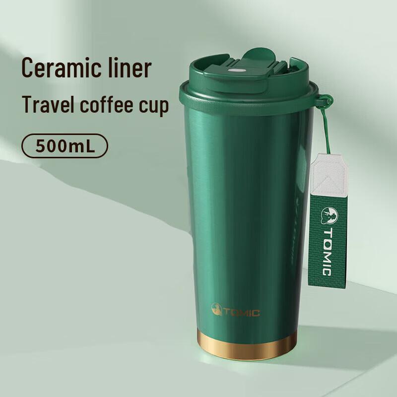 

TOMIC Ceramic Lined Insulated Travel Mug