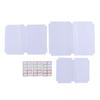 30 Pcs Book Cover Transparent Clear Frosted Integrated Waterproof Scratch Resistant Student