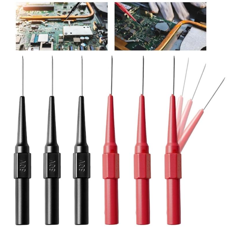 Pack Of 15 Universal Multimeter Test Probes Wire Piercing Probes for Automotive Electrical Diagnostics & Circuit Testing