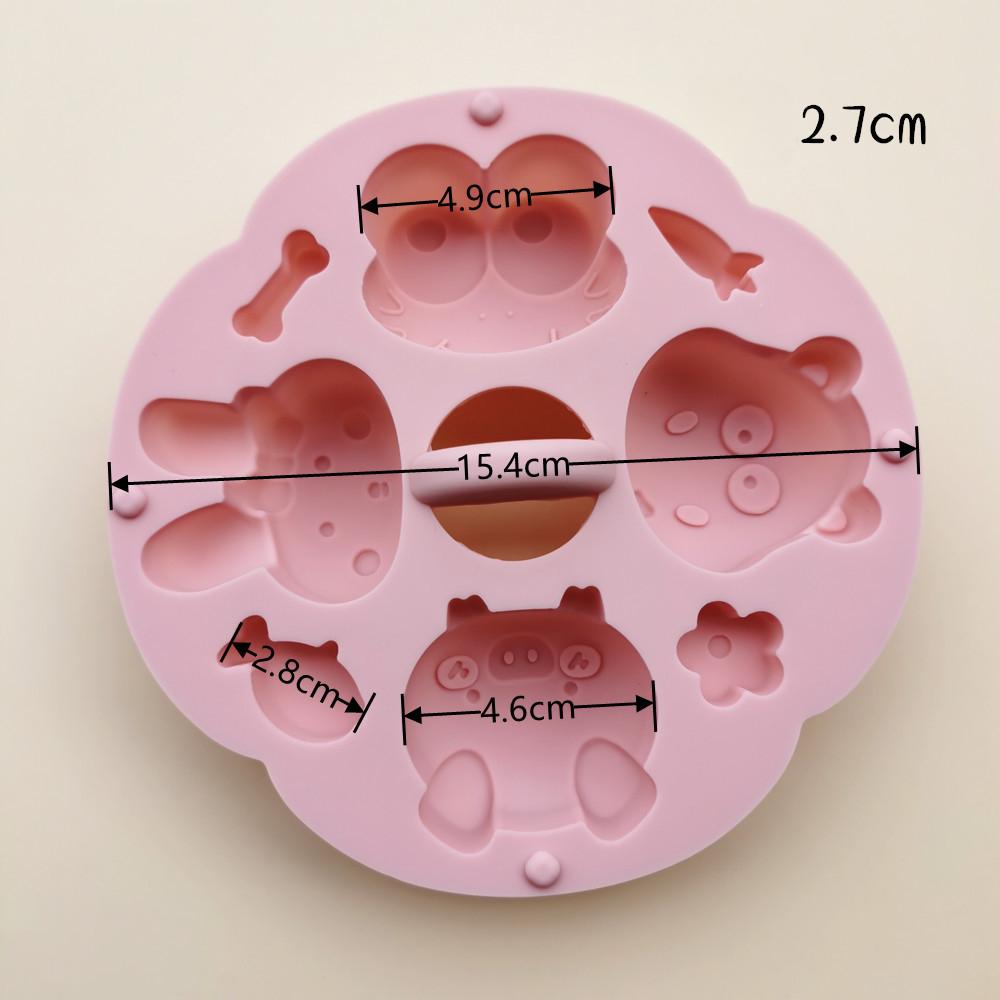 Silicone Cake Mold, Steamed Rice Cake, Cartoon, Steamed Chinese Sponge Cake Cake Mold, Steamed, Baby, Baby Complementary Food Mold
