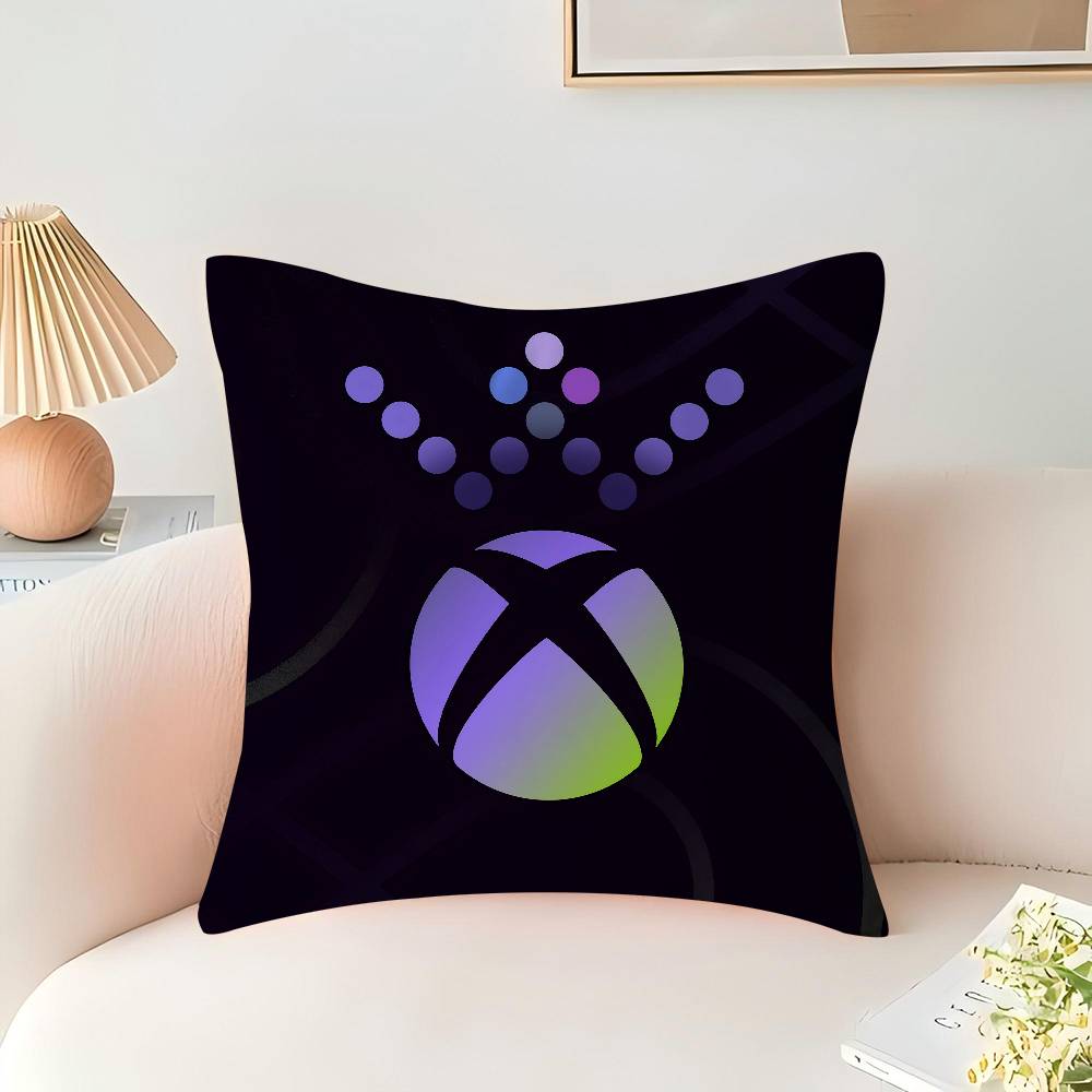 Xbox LOGO Pillow Cover for Bedroom Room and Living Room Sofa Decorative Cushion Cover