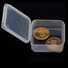 5Pcs Small Transparent Plastic Storage Box Clear Square Multipurpose Display Box