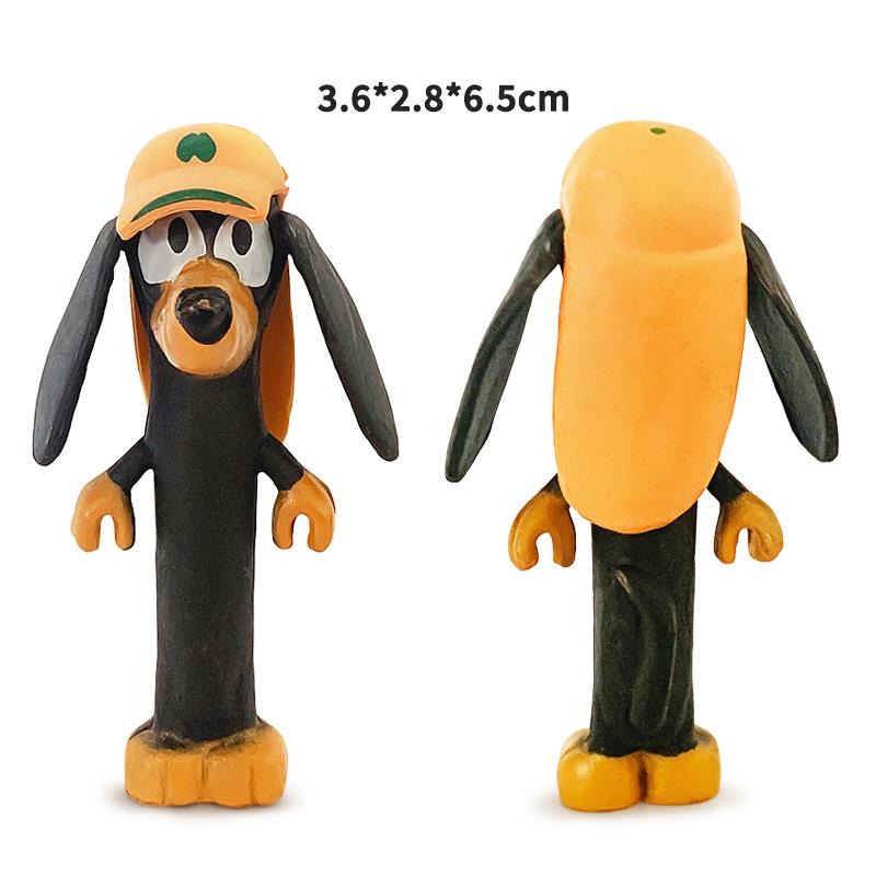 Bluey Und Bingo Familienserie Anime Actionfigur Modell Cartoon Mini PVC Puppen Ornamente Kinder Geburtstagsdekoration Spielzeug Geschenk