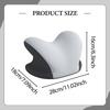 Memory Foam Travel Neck Pillow Face Cushion Multipurpose Sleeping Removable Cover Headrest for Dorm