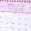 Sanrio 2025 My Melody Ring Desk Calendar with Schedule 451266 Calendar, Stickers,