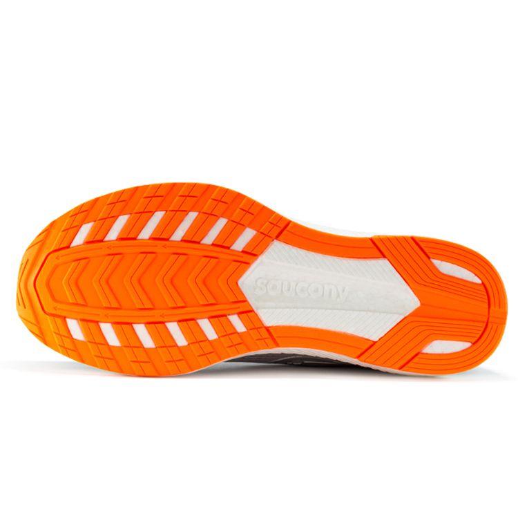 SAUCONY Freedom 4 High-End Cushioning Running Shoes Men Sneakers Gray Orange S20617-20