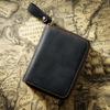Large Capacity Crazy Horse Leather RFID Card Holder with Multiple Slots & Retro Coin Purse