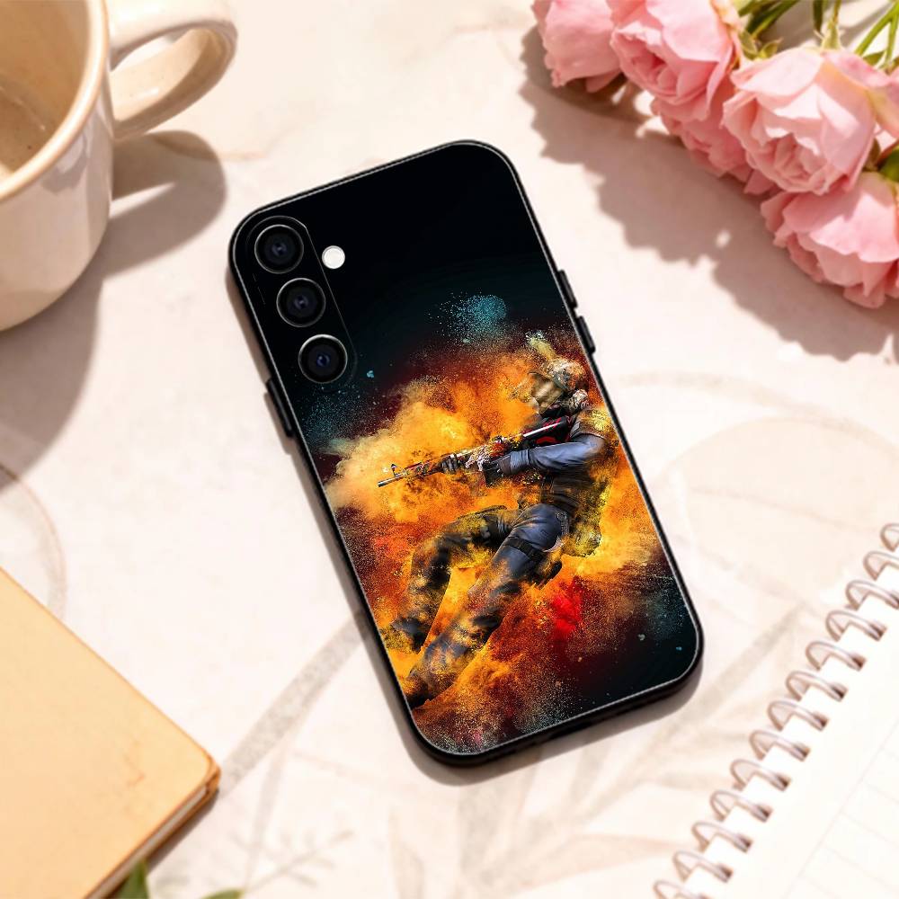 G-Game C-CS2 C-Counter S-Strikes   phone Case For Samsung Galaxy A73,A72,A71,A70,A53,A52,A51,Others Soft Black Shell Samsung a41