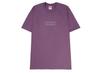 Supreme Tonal Box Logo T-Shirt Staubiges Lila