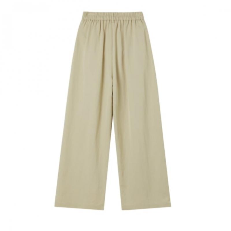 LAP Rayon One Tuck Nylon Wide Pants As2wp420