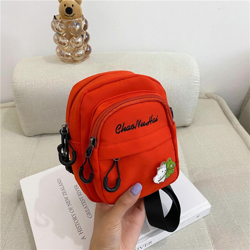 

Холщовая новинка в японском стиле, сумка-фея для студента, для мобильного телефона Orange