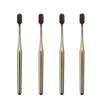 1-4pcs Luxury Soft Toothbrush Men Women Adult Tooth Brush Gold Silver Dental Brushes Elegance Gentle Toothbrushes Drop Shipping