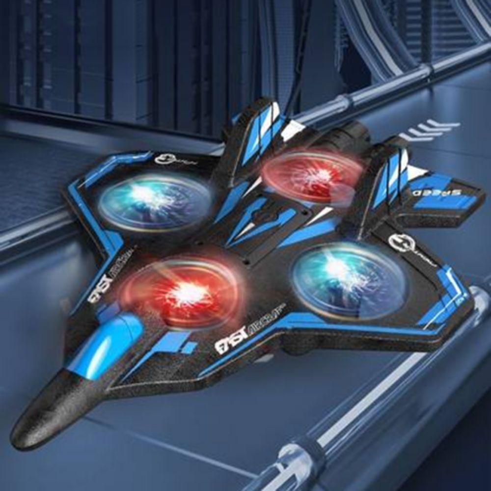 Gravity Sensing Four Motor Helicopter Toy Rechargeable RC Hobby Jet Plane  Home Decor