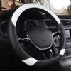 Car Steering Wheel Cover D-Type Available Steering Wheel Cover Odorless Leather Handle Cover Two-Color Stylish Steering Wheel Cover