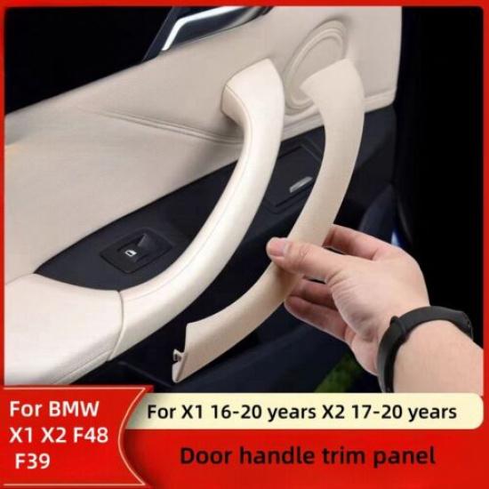 2PCS For BMW X2 F39 X1 F48 F49 2016- Interior Door Handle Panel Cover Trim
