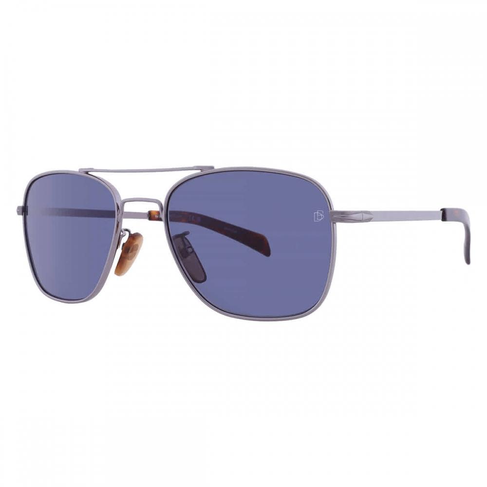 David Beckham Blue Navigator Men S SunglaSSeS Db 7019 S 06lb Ku 55 Multi
