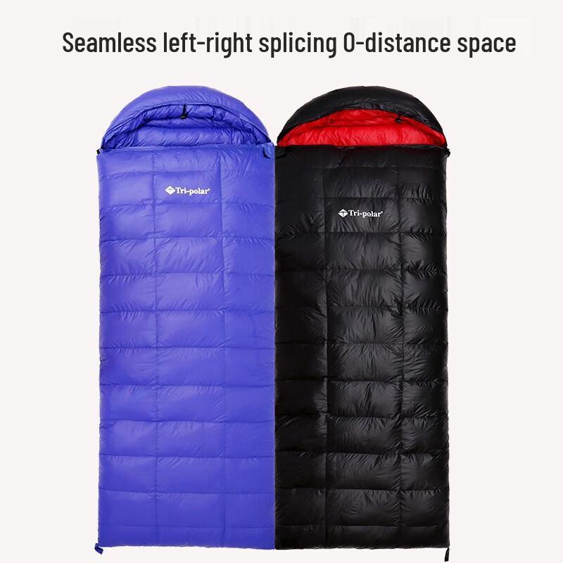 Tri-polar 1000g Entendaunen Camping-Schlafsack