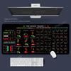 Trading Chart Pattern Mouse Pad Stock Market Pattern Mousepad Desktop Pc Accessories Rubber Desk Mat Xl Xxl Large Keyboard Mat