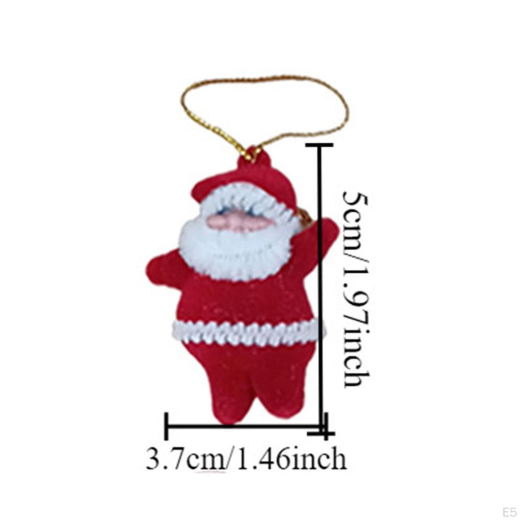 24Pcs Christmas Tree Hanging Figurine Ornament Xmas Figure Toys