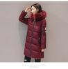 Padded clothes women's coat new winter slim down padded clothes women's medium and long thickened padded jacket women