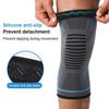 1Pcs High-Elastic Knee Pads Package Shock Absorption Knitting Comfort Breathable Knee Protection Sports Fitness Hiking Football