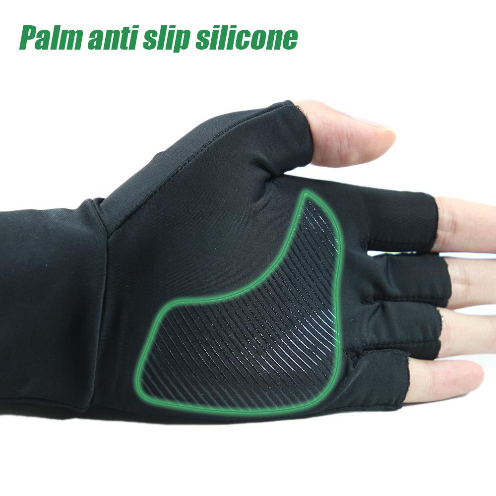 Half Finger Cycling Gloves for Men Women MTB Bike Riding Thickened Palm Pad Sport Fitness Fingerless Gloves
