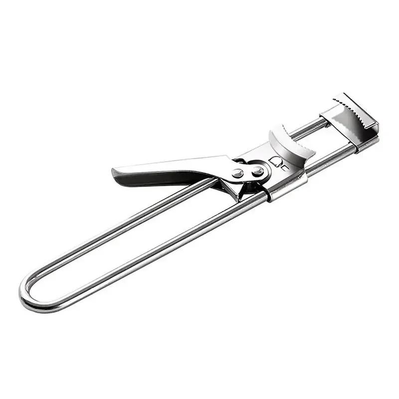 

Adjustable Bottle Opener Stainless Steel Beer Wine Openers Labor-saving Seasoning Can Crusher Kitchen Tools Bar Accessories