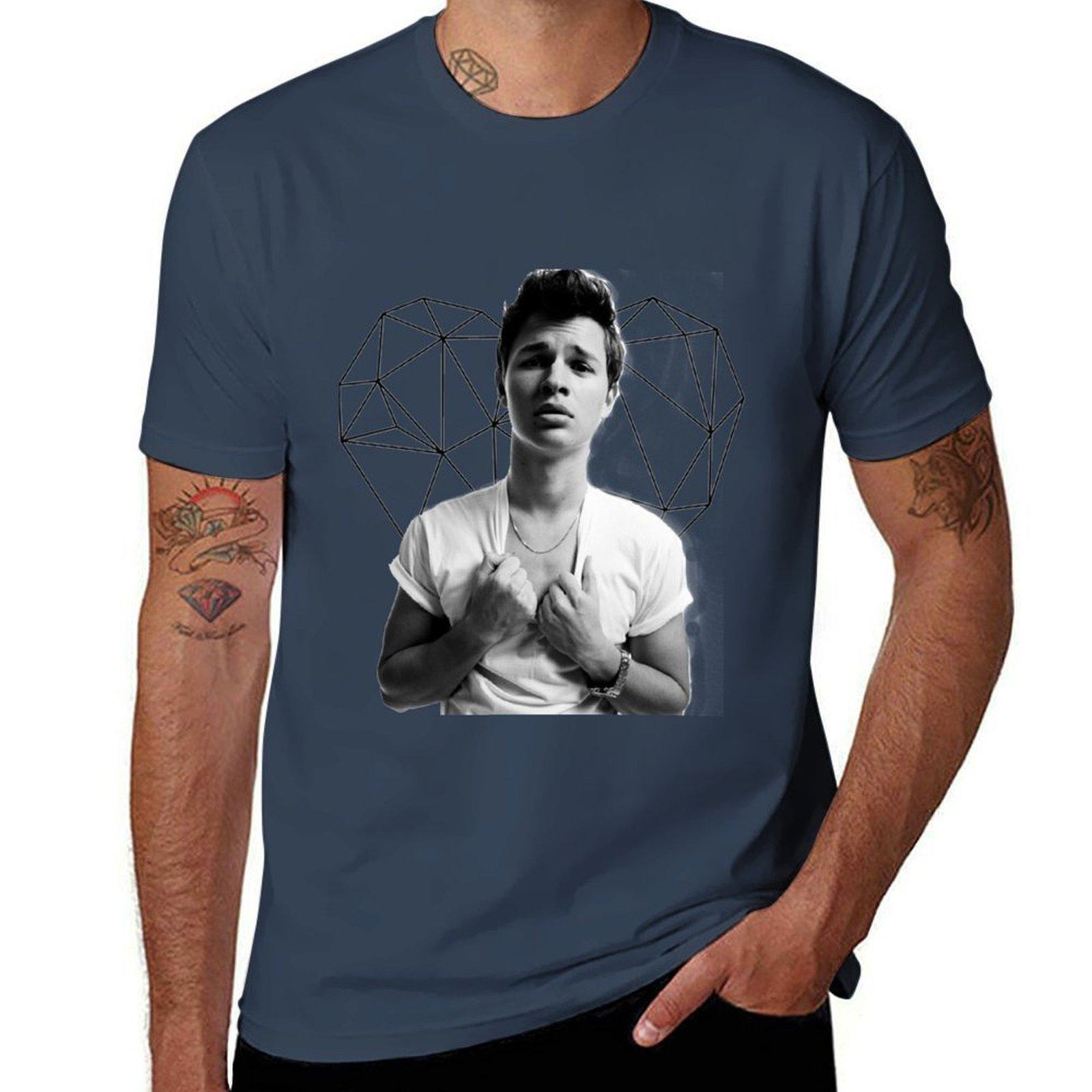 Ansel Elgort Tshirt Lightweight Running Sports Tshirt S