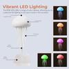 Jellyfish Cartoon Led Nihgt Light Voice Control Gradient Cute Rotating Jellyfish Hanging Bedside Lamp Rgb Table Lamps Room Decor