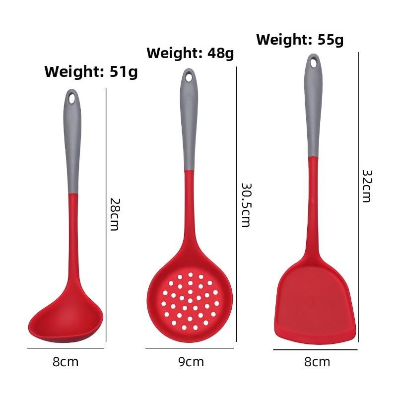 

Food Grade Silicone Spatula Non Stick Pot Spatula Heat-resistant Pot Protector Household Stir Fry Soup Spoon