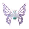 Electric Butterfly Wings Flapping Fairy Elf Wings with LED Lights Music Kids Lightweight Flapping Wings with Adjustable Straps for Costume Parties