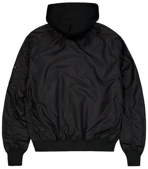Demiseason Jacket Alpha Industries MA-1 TT Hood (196108) Black (196108-515)
