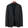 2025 Spring/Summer Men's Breathable Stretch Casual Plus-Size Single-Breasted Jacket