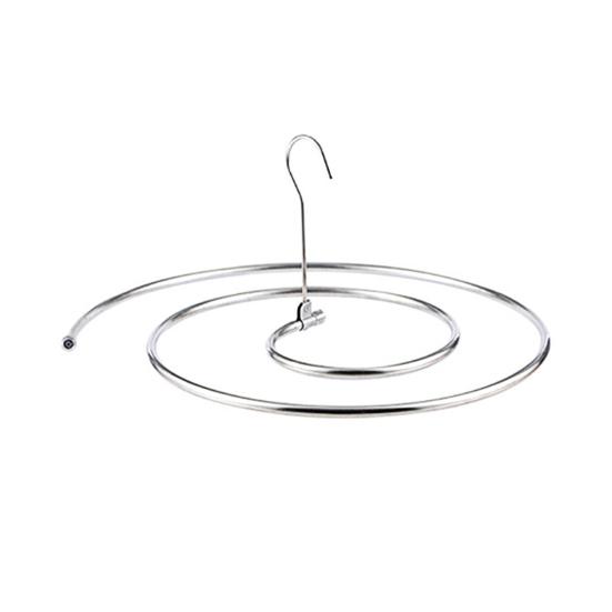 1/2/3Pcs Stainless Steel Spiral Drying Rack Laundry Quilts Blankets Space-Saving Metal Hanger Indoor Outdoor Clothes Stand