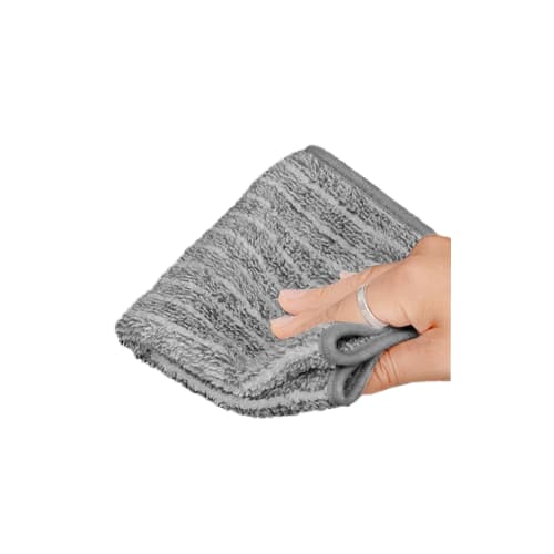 Oil-Removing Kitchen Cloths and Dishcloths [Set of 5 x Clean with Just Water!] (Light Gray)