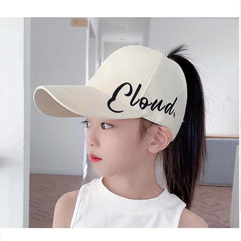 Summer Deep-Top Hat That Can Be Used As a Ponytail Girls' Sun Protection Hat Baseball Cap Versatile Style Trendy Duckbill Cap