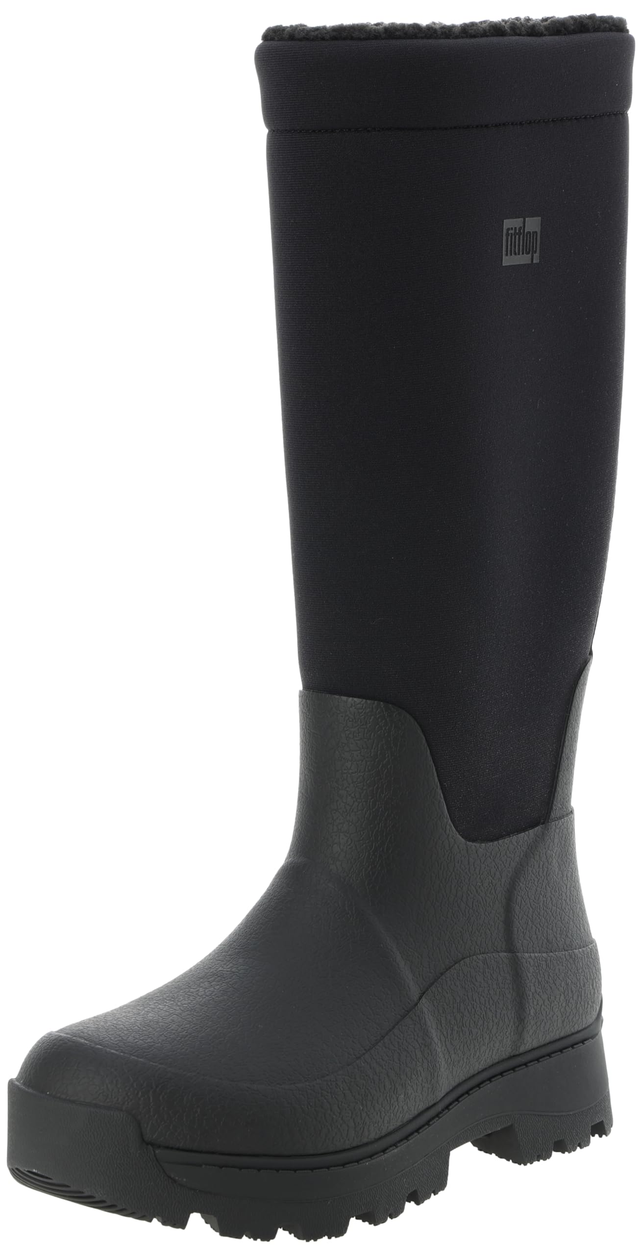 

Сапоги из непромокаемой ткани WONDERWELLY ATB RAIN BOOTS Black [FitFlop] ROLL-DOWN НА ФЛИСОВОЙ ПОДКЛАДКЕ чёрный