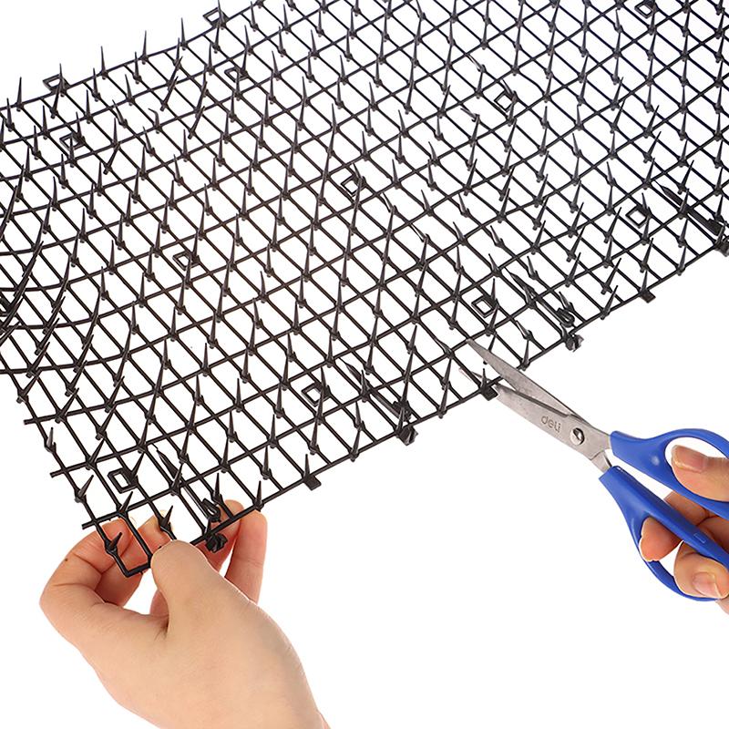 Garden Cat Scat Repellent Mat Prickle Strips Anti Cat Net Spike Deterrent Keep Cat Dog Away Digging Climbing Pets Supplies
