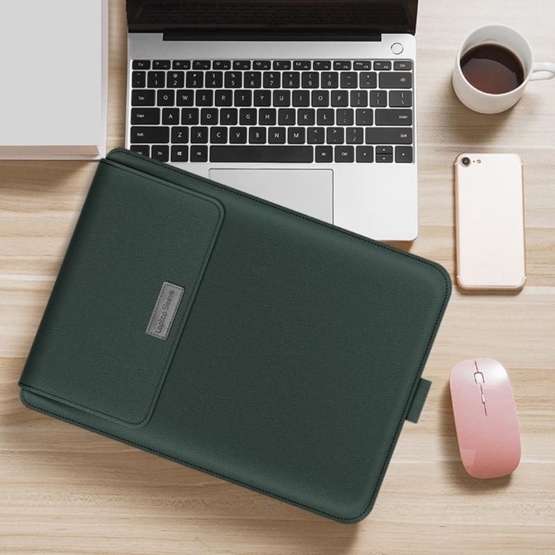 13 14 15 16palcové ochranné pouzdro na notebook Magnetické zapínání Voděodolný Design proti poškrábání Zahrnuje úložnou taštičku a funkci stojánku