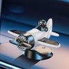 Silent Rotating Airplane Solar Powered Car Interior Decoration Cool Car Dashboard Ornament  Gifts