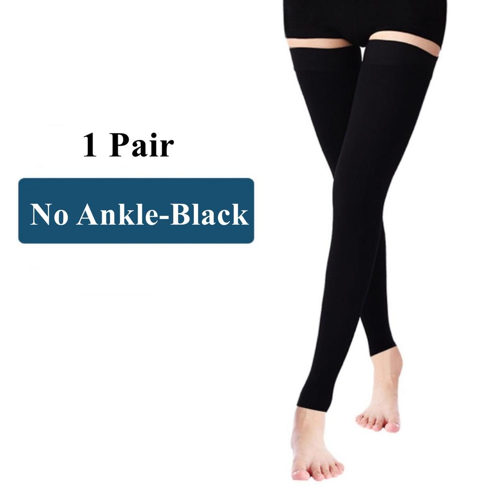 2Pcs S-2XL Medical Compression Stockings 20-30mmHg Varicose Veins Support Graduated Elastic Nursing Socks