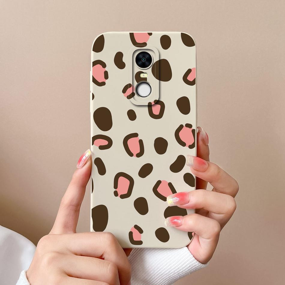 For Redmi Note5 Redmi5 Plus Phone Case Cartoon Liquid Silicone Full Coverage Anti Drop Funda For Redmi 5 Plus Note 5 Bumper Capa