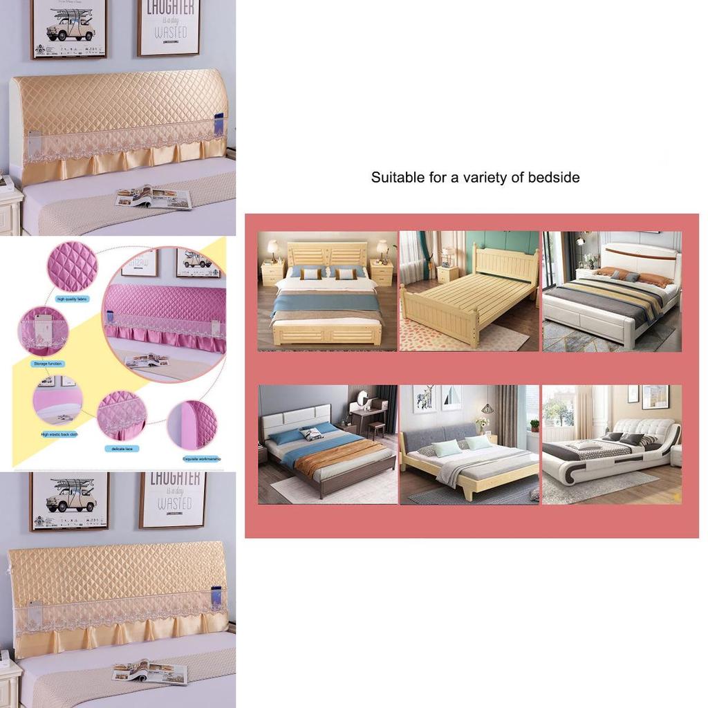 Polyester Bed Head Cover With Great Elasticity Easy-to-install And Comfortable