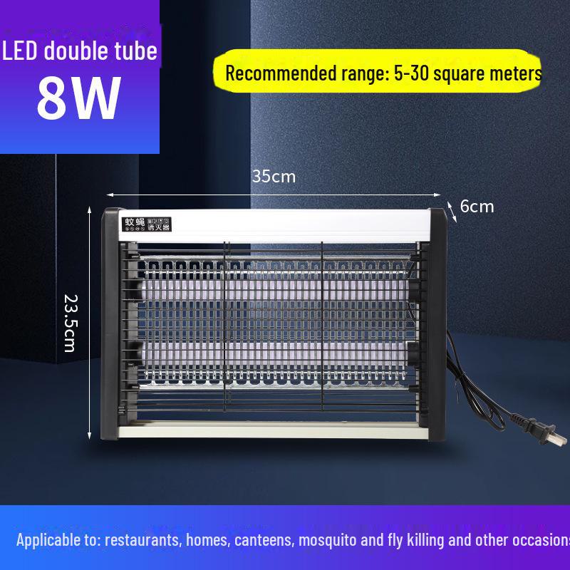 Elektrische Mücken- und Fliegenvernichtungslampe – Abwehr- und Fanggerät mit doppeltem Zweck für den privaten und gewerblichen Gebrauch