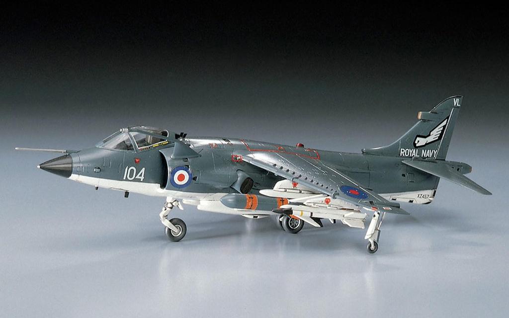 Hasegawa Royal Navy Sea Harrier FRS Plastic Model Kit B5 1/72 Mk.I